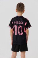 Футбольна форма для хлопчика BLD INTER MESSI 110 см Чорний  Фото №1
