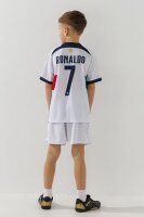 Футбольная форма для мальчика BLD ПОРТУГАЛИЯ RONALDO 152 см Белый  Фото №2
