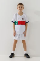 Футбольна форма для хлопчика BLD ПОРТУГАЛІЯ RONALDO 104 см Білий  Фото №1