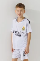 Футбольна форма для хлопчика BLD РЕАЛ МАДРИД  MBAPPE 116 см Білий  Фото №1
