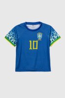 Футбольная форма для мальчика BLD БРАЗИЛИЯ NEYMAR 110 см Синий (2000990366771A)  Фото №6