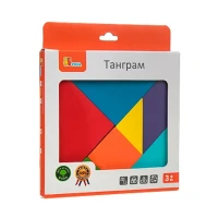Геометрична інтелектуальна головоломка &quot;Танграм&quot; Viga Toys  55557 Різнокольоровий  Фото №0
