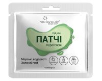 Гидрогелевые тонизирующие патчи под глаза Via Beauty VBE-13 с морскими водорослями и зеленым чаем (6971663406604A)