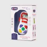 Игрушечный мобильный телефон QX-91175E/9E 18.2 х 6 х 12.6 Белый (2000990065155)  Фото №2