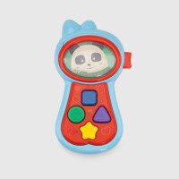 Игрушечный мобильный телефон QX-91175E/9E 18.2 х 6 х 12.6 Голубой (2000990065179)  Фото №0