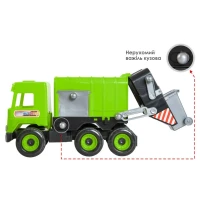 Авто-мусоровоз Tigres &quot;Middle truck&quot; 39484 Зеленый  Фото №1