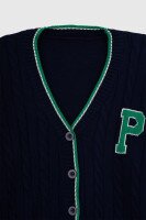 Кардиган однотонный женский Park karon 8035 One Size Темно-синий (2000989849681D)  Фото №6