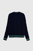 Кардиган однотонный женский Park karon 8035 One Size Темно-синий (2000989849681D)  Фото №9
