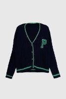 Кардиган однотонный женский Park karon 8035 One Size Темно-синий (2000989849681D)  Фото №5