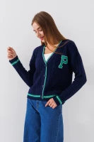 Кардиган однотонный женский Park karon 8035 One Size Темно-синий (2000989849681D)  Фото №2