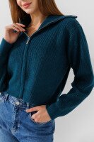 Кардиган однотонный женский Park karon 8386 One Size Зеленый  Фото №1