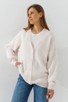 Кардиган однотонный женский Park karon 214198 One Size Молочный