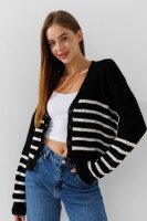 Кардиган з візерунком жіночий Park karon 8023 One Size Чорний  Фото №2