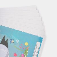 Картон білий односторонній ПАНДА Бріск УВ-17 8 аркушів (2000989929390)(SC)  Фото №0
