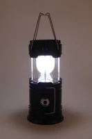 Кемпинговый LED фонарь, Черный MH-5800T с USB аккумуляторный с солнечной панелью MH-5800T (2000989474265)  Фото №3