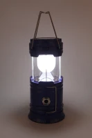 Кемпинговый LED фонарь, Синий MH-5800T с USB аккумуляторный с солнечной панелью MH-5800T (2000989474296)  Фото №3