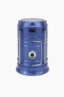 Кемпинговый LED фонарь, Синий MH-5800T с USB аккумуляторный с солнечной панелью MH-5800T (2000989474296)  Фото №0