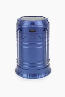 Кемпинговый LED фонарь, Синий MH-5800T с USB аккумуляторный с солнечной панелью MH-5800T (2000989474296)  Фото №1