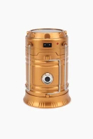 Кемпинговый LED фонарь,Золотой MH-5800T с USB аккумуляторный с солнечной панелью MH-5800T (2000989474319)  Фото №0