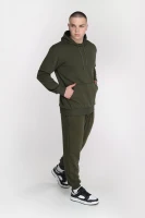 Худі однотонний чоловічий Demos DMS006 baza 5XL Хакі (2000989425861D)  Фото №5