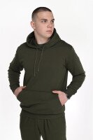 Худи однотонный мужской Demos DMS006 baza 3XL Хаки (2000989425847D)  Фото №1