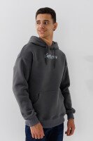 Худи с принтом мужской LAWA P-MB02325 3XL Графитовый  Фото №0