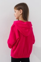 Худі однотонний для дівчинки First Kids 11003 110 см Малиновий (2000990710550D)  Фото №3