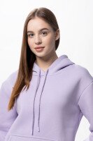 Худи однотонный женский LAWA WBC02321 XL Лавандовый  Фото №0
