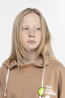 Худи с принтом для девочки SAFARI 60194 164 см Коричневый (2000989759447D)  Фото №0
