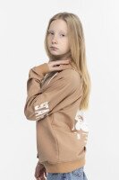 Худи с принтом для девочки SAFARI 60194 164 см Коричневый (2000989759447D)  Фото №1