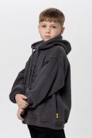 Худи с принтом для мальчика XZKAMI 23805 110 см Графитовый (2000990106537W)  Фото №0
