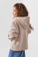 Кофта однотонна для дівчинки Lizi 24860 92 см Бежевий  Фото №2