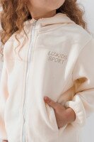 Кофта однотонна для дівчинки Lizi 24862 92 см Молочний  Фото №1