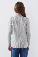 Кофта однотонная для девочки Lizi 3419 116 см Серый (2000990615008W)  Фото №2