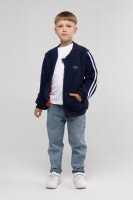 Кофта однотонна для хлопчика Lizi 901 104 см Темно-синій (2000989834793W)  Фото №3