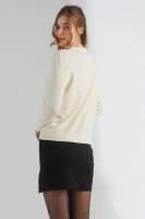 Кофта однотонна жіноча Accordream M2854 One Size Молочний (2000990325778D)  Фото №5