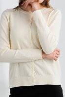 Кофта однотонная женская Accordream M2854 One Size Молочный (2000990325778D)  Фото №3