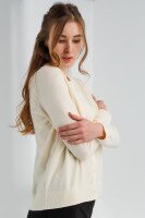 Кофта однотонная женская Accordream M2854 One Size Молочный (2000990325778D)  Фото №2