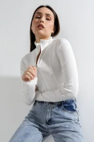 Кофта однотонна жіноча Noa Noa 9979 S Білий  Фото №1