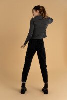 Кофта однотонная женская On me 2010 One Size Графитовый (2000990337528D)  Фото №7
