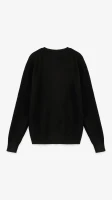 Кофта однотонна жіноча On me T23163 One Size Чорний  Фото №2