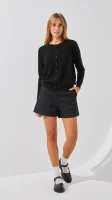 Кофта однотонна жіноча On me T23163 One Size Чорний  Фото №0