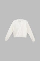 Кофта однотонная для девочки Lizi 2359 92 см Молочный (2000990615480W)  Фото №4