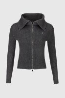 Кофта однотонная женская On me 2010 One Size Графитовый (2000990337528D)  Фото №9