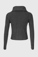 Кофта однотонная женская On me 2010 One Size Графитовый (2000990337528D)  Фото №11
