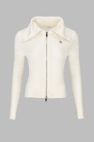 Кофта однотонная женская On me 2010 One Size Молочный (2000990337542D)  Фото №7