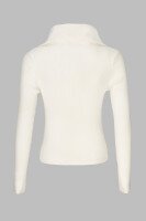 Кофта однотонная женская On me 2010 One Size Молочный (2000990337542D)  Фото №9