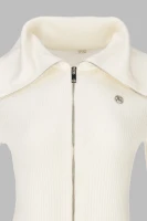 Кофта однотонна жіноча On me 2010 One Size Молочний (2000990337542D)  Фото №8