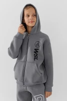 Кофта з принтом для хлопчика Waxmen 7223 164 см Сірий  Фото №1