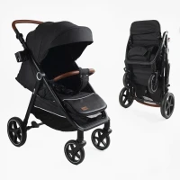 Візок прогулянковий дитячий JOY Sevillia S-62892 Чорний  Фото №0